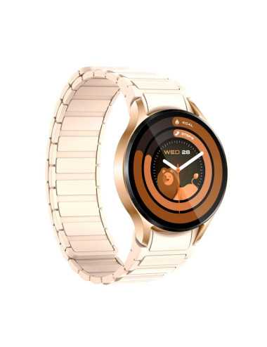 Smartwatch Colmi I28 Ultra Model Gold Beige Silicona Magnetico