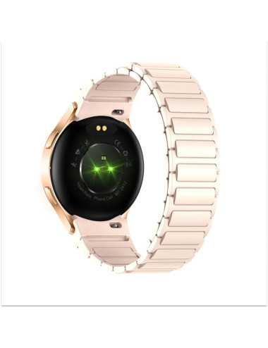 Smartwatch Colmi I28 Ultra Model Gold Beige Silicona Magnetico