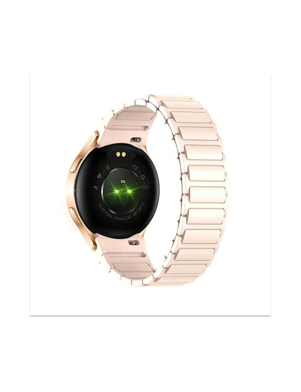 Smartwatch Colmi I28 Ultra Model Gold Beige Silicona Magnetico