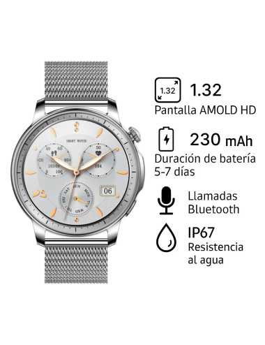 Smartwatch Colmi V65 Silver Metal
