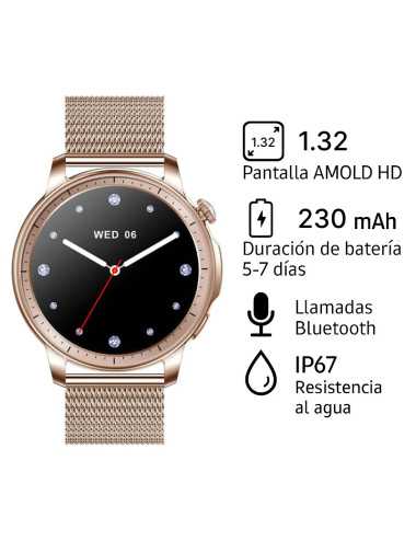 Smartwatch Colmi V65 Gold Metal
