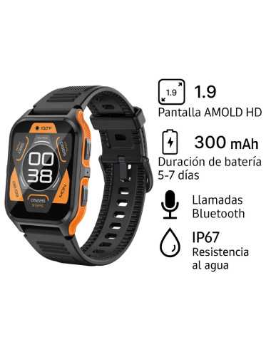 Smartwatch Colmi P73 Black Orange