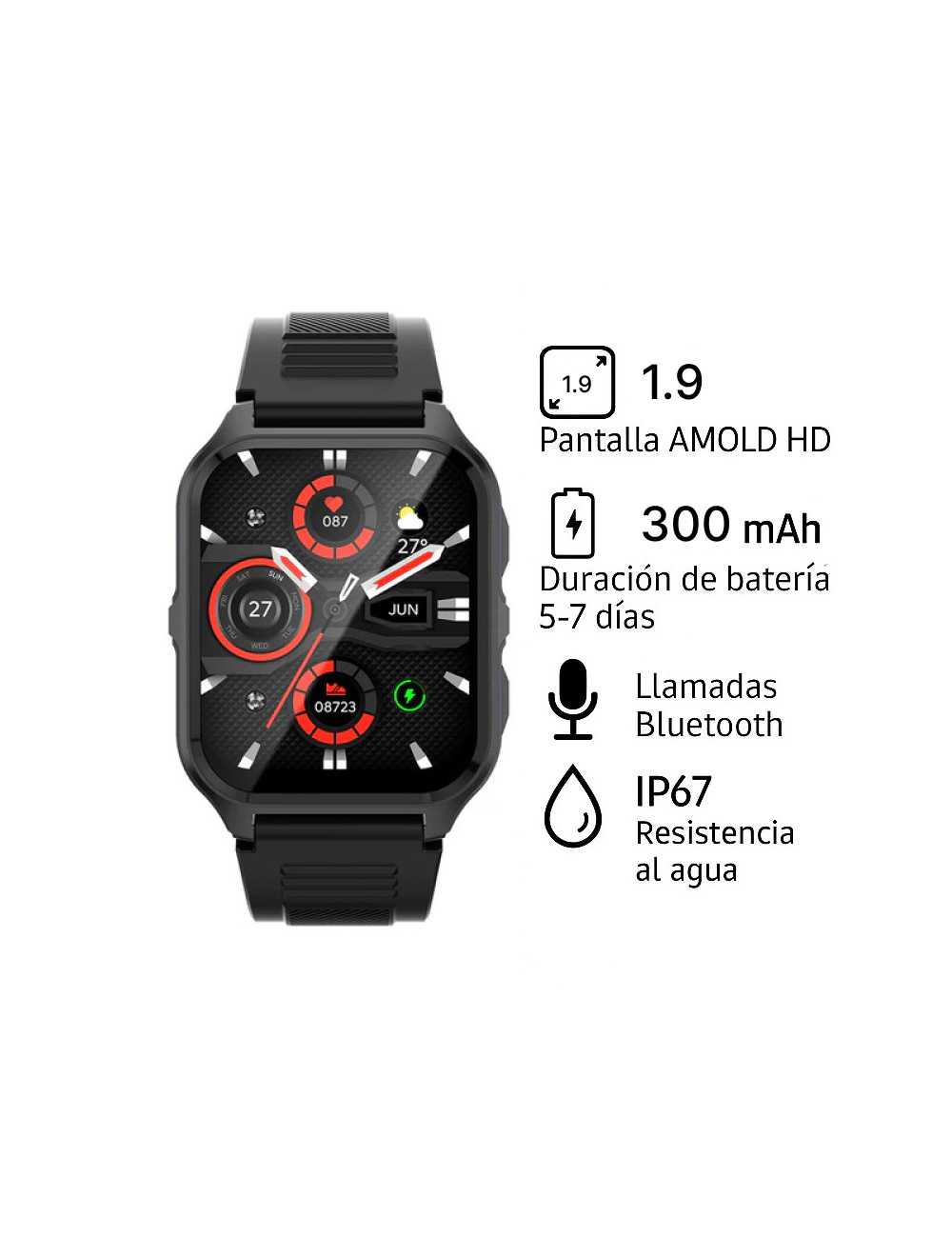 Smartwatch Colmi P73 Black