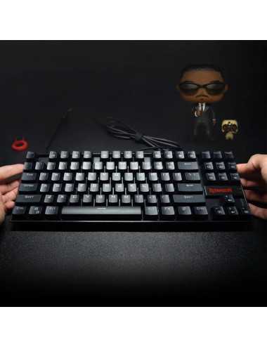 Teclado Redragon Kumara K552rgb-1 Sp Black Red Switch Rgb