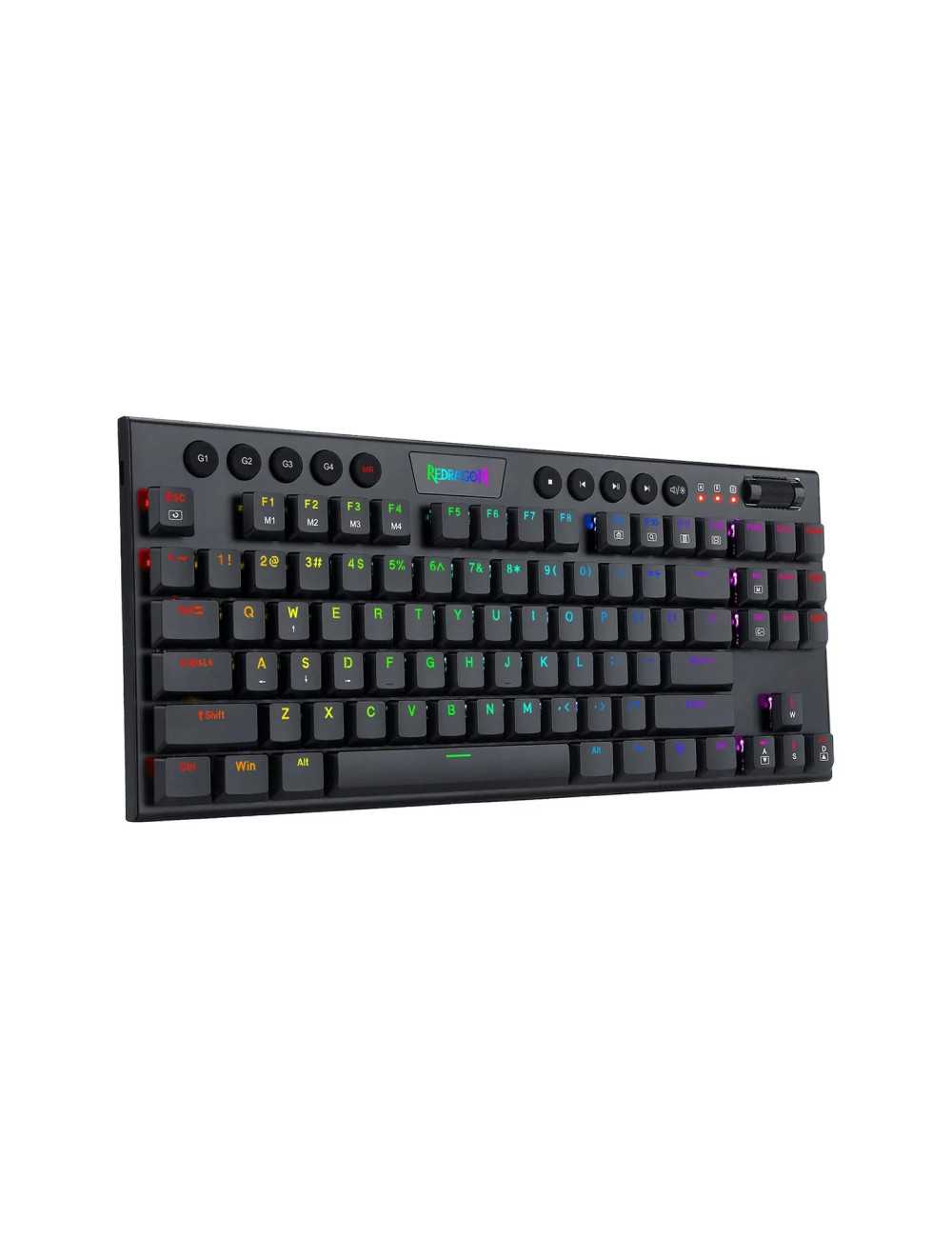Teclado Redragon Horus Tkl Black Red Switch Usb K622-rgb Sp-red