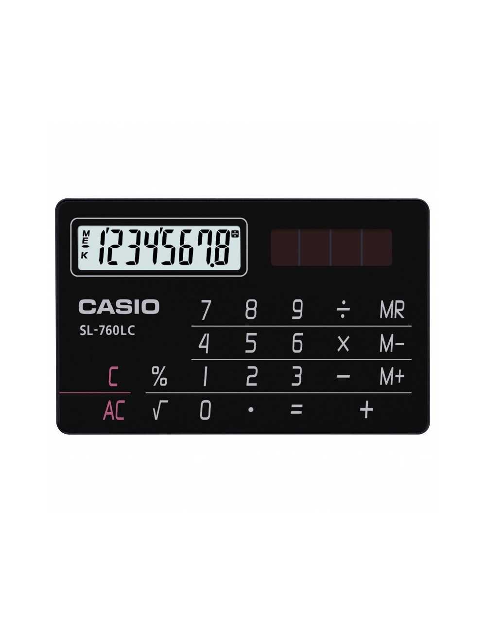 Calculadora Casio Portatil Sl-760lc-bk