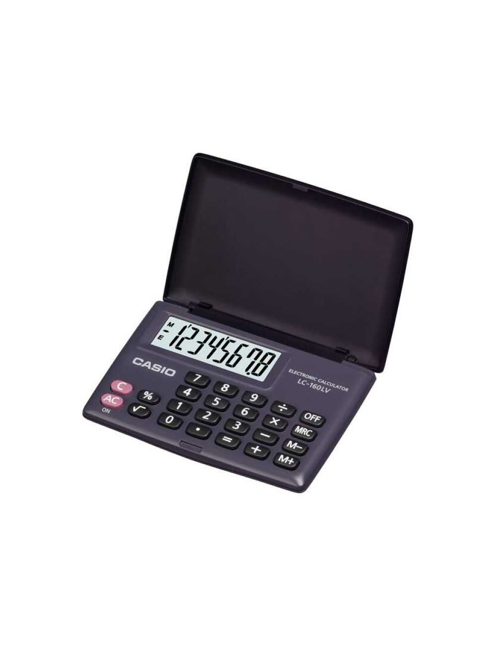 Calculadora Casio Portatil Lc-160lv-bk