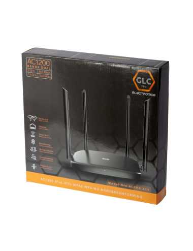Router Glc Alpha Ac6 - 4 Antenas 6dbi Ac - Giga - Repetidor