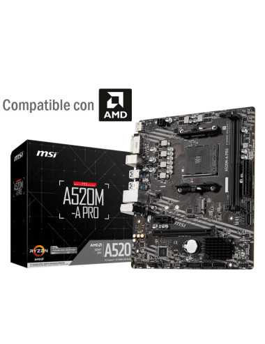 Motherboard Am4 Msi A520m - A Pro Bulk
