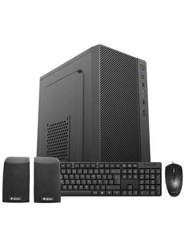 Gabinete Kit Aluna Al-k70 500w Con Teclado Parlante Y Mouse