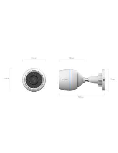 Camara Ip Ezviz Cs-h3c R100-1k2wf / 2mp Wifi Detec Humano Aud/mic