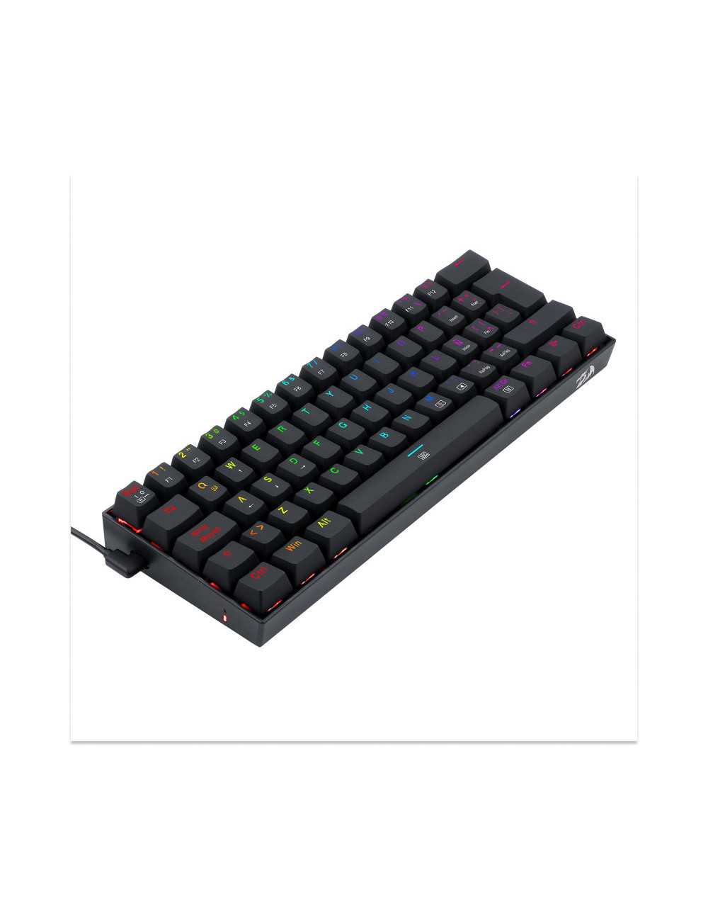 Teclado Redragon Dragonborn Black Red Switch K630rgb Sp-red