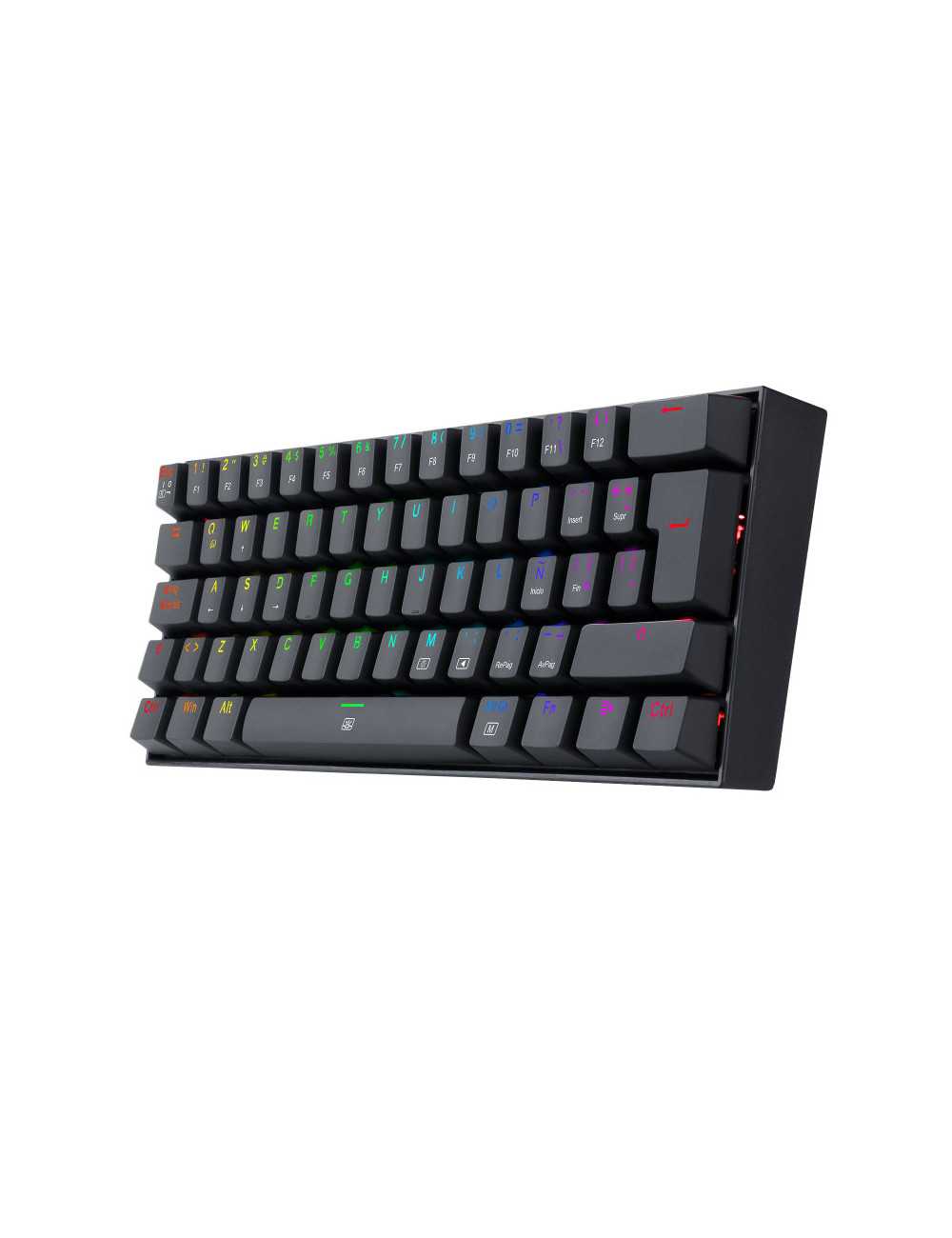 Teclado Redragon Dragonborn Black Red Switch K630rgb Sp-red