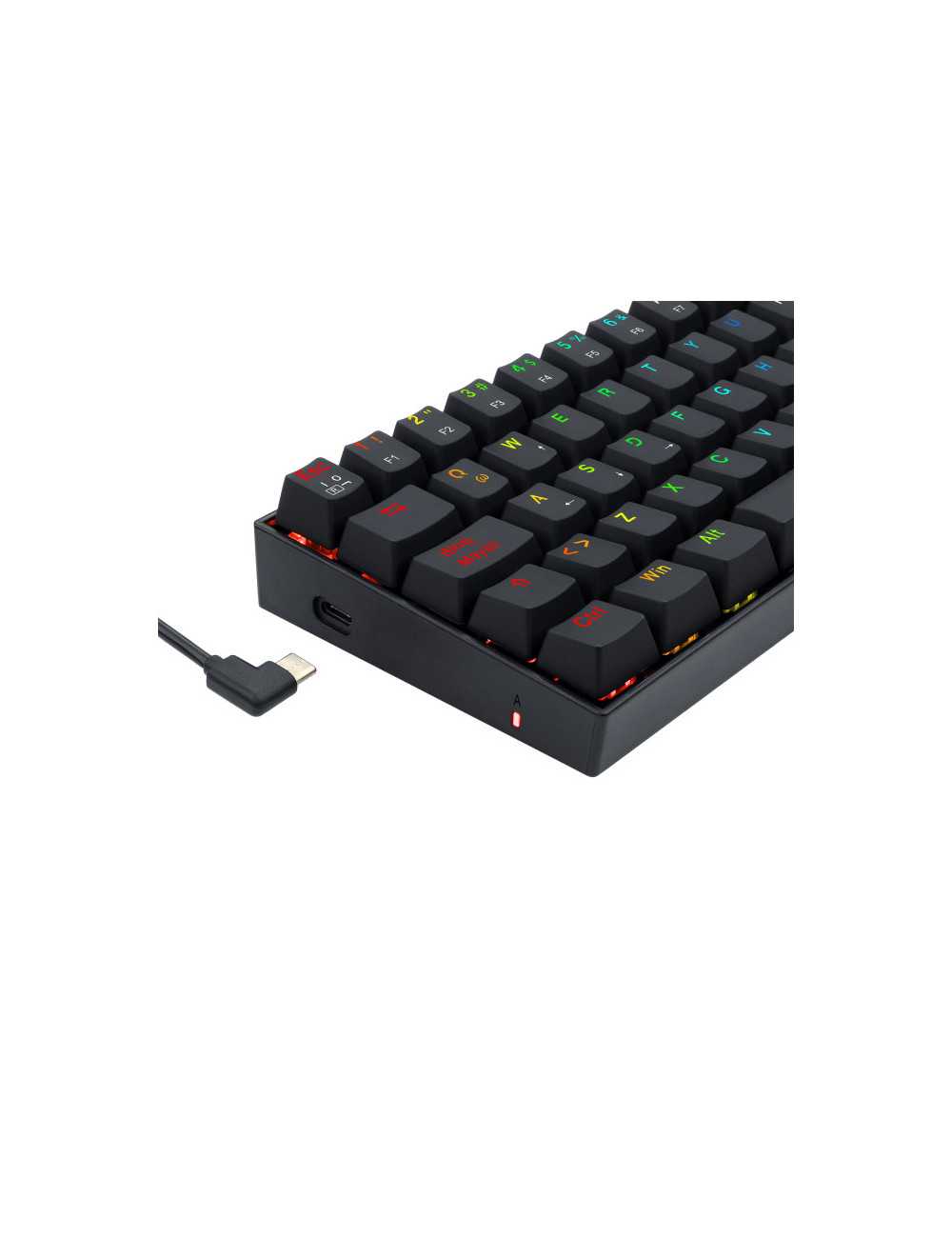 Teclado Redragon Dragonborn Black Red Switch K630rgb Sp-red