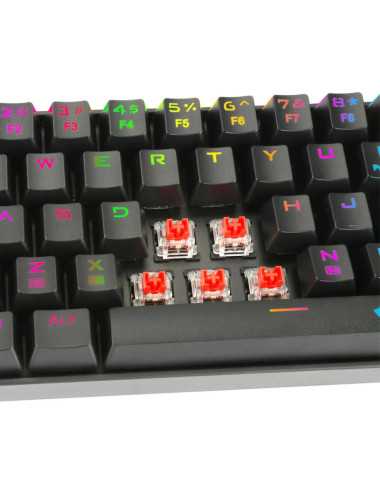 Teclado Redragon Dragonborn Black Red Switch K630rgb Sp-red
