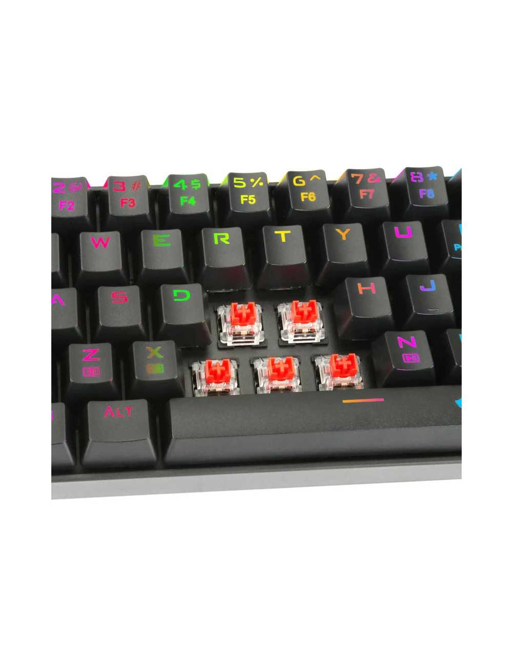 Teclado Redragon Dragonborn Black Red Switch K630rgb Sp-red