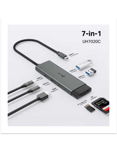 Hub Tp-link Uh7020c 7 En 1 Hdmi/sd/usb/usb-c