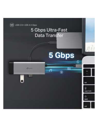 Hub Tp-link Uh7020c 7 En 1 Hdmi/sd/usb/usb-c