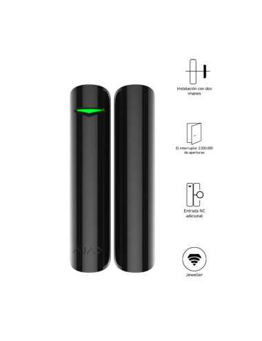 Detector Magnetico Ajax Doorprotectb Negro