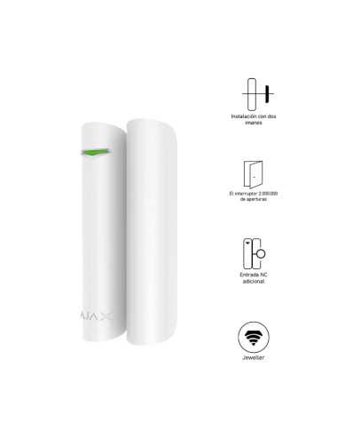 Detector Magnetico Ajax Doorprotectw Blanco