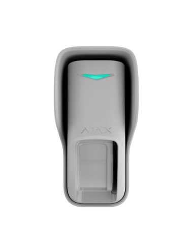 Detector De Movimiento Ajax Curtainoutdoorw De Cortina Doble Tecnologia Blanco