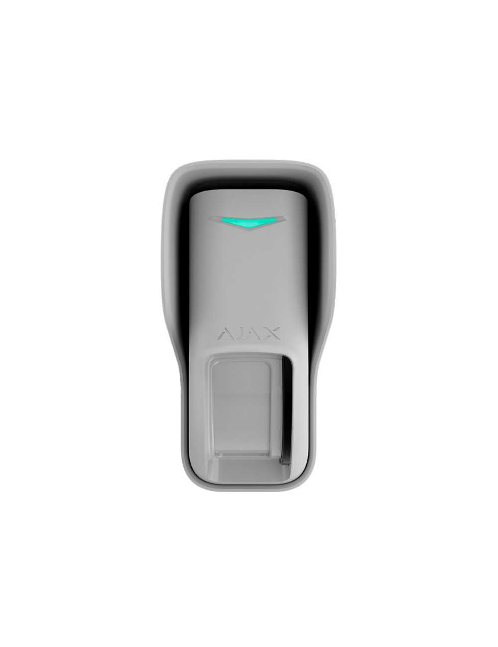 Detector De Movimiento Ajax Curtainoutdoorw De Cortina Doble Tecnologia Blanco