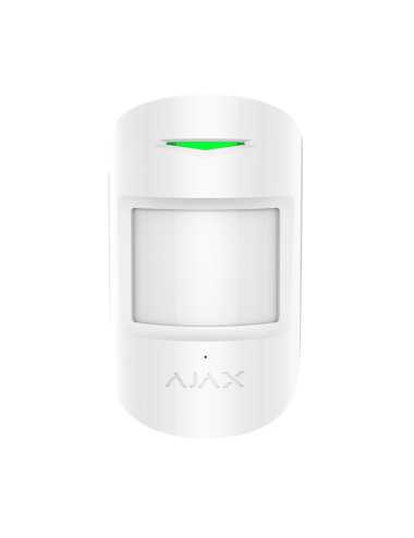 Detector De Movimiento Y Rotura De Cristales Ajax Combiprotectw Blanco