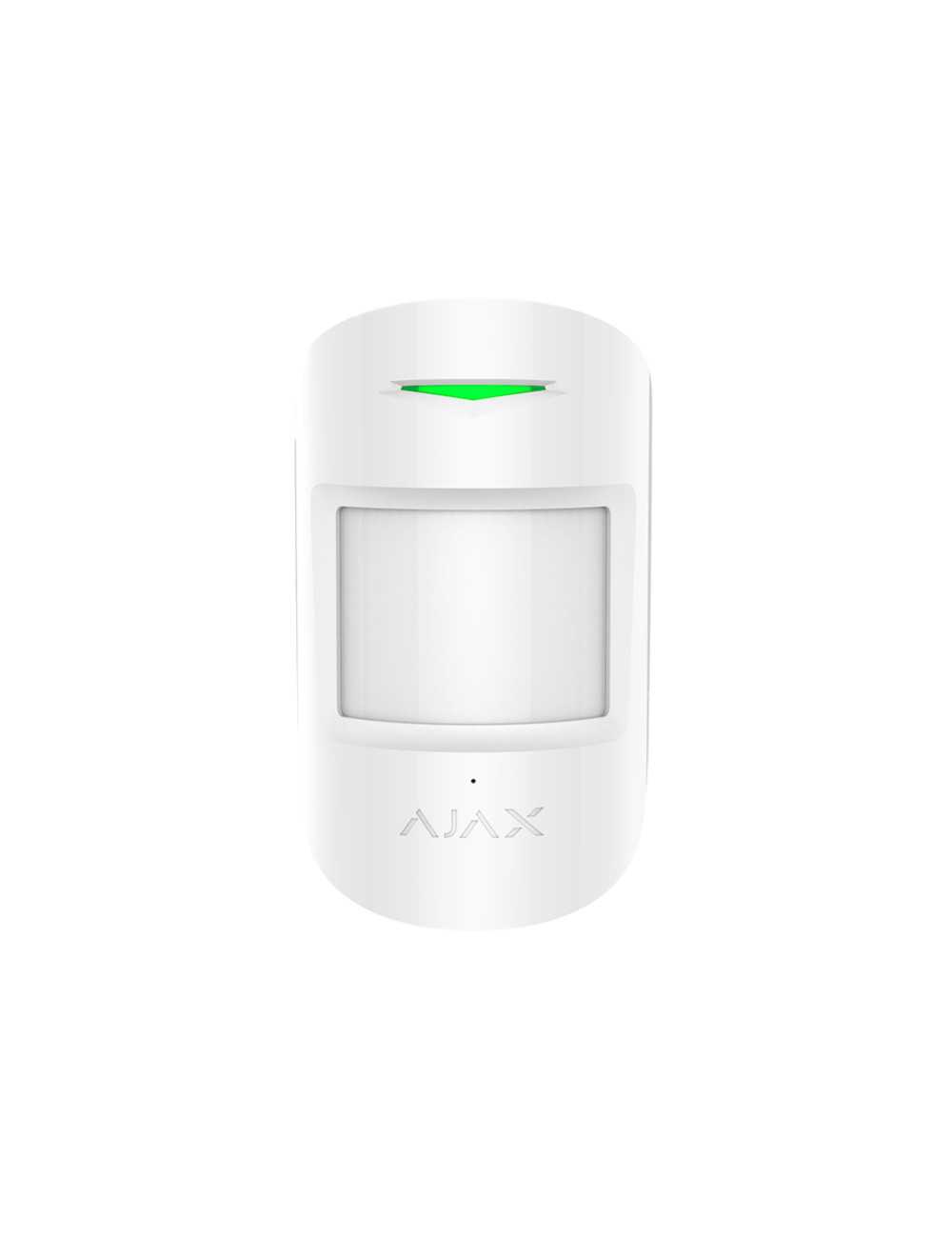 Detector De Movimiento Y Rotura De Cristales Ajax Combiprotectw Blanco