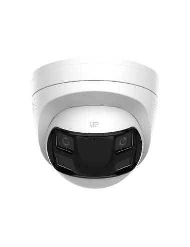Camara Domo Ip Hikvision 2cd1367g2hp-liuf/sl 6mp Dual 180. Hybridlight Alarma Microfono