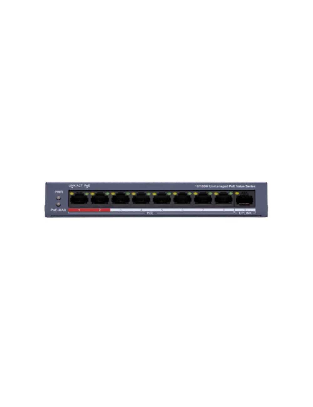 Switch 8 Puertos Hikvision 3e0109p-e/m(c)