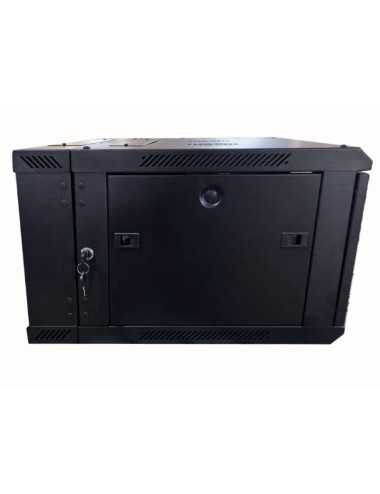 Minirack Mural Glc 9u600 Mm 19" Puerta Cristal/4 Soportes Pivotante