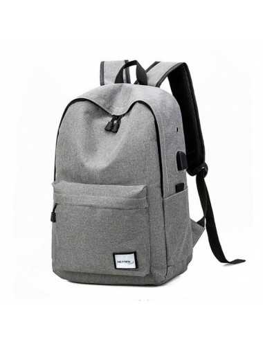 Mochila Netmak Nm-mch12-s Urbana Gris