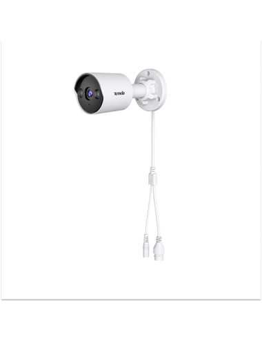 Camara Ip Tenda Tc3b24c 4mp Smart Full-color Bullet Poe