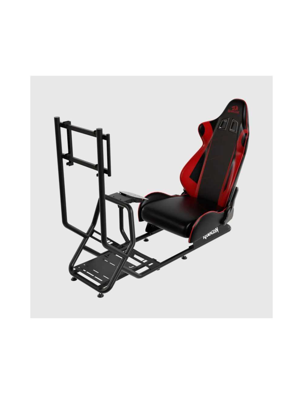 Estructura P/ Simulador Carreras Redragon Rdsc09bs03 Vortex Con Butaca Y Soporte Pc Tv
