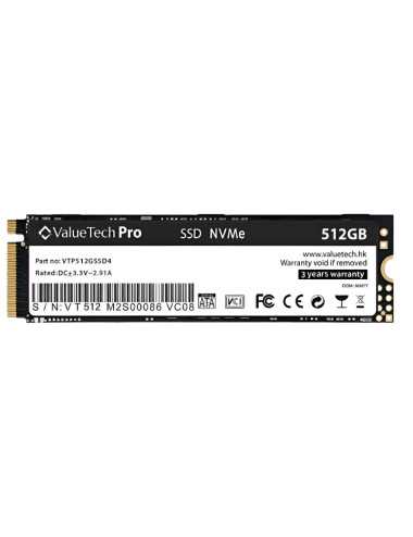 Disco Ssd 512 Gb Valuetech Pro Nvme Vtp512gssd4 Bulk