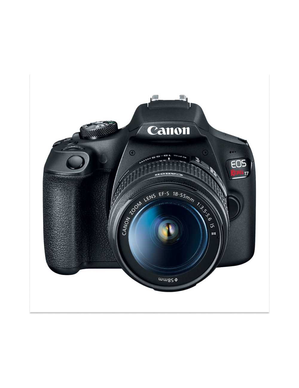 Camara Fotografica Profesional Canon Eos Rebel T7 Ef-s 18-55 Is Ii Kit Negro
