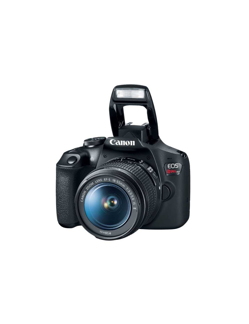 Camara Fotografica Profesional Canon Eos Rebel T7 Ef-s 18-55 Is Ii Kit Negro