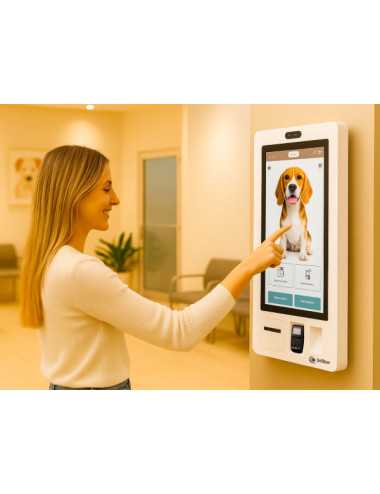 Kiosko 24" 3nstar  K724-10w-8240-ps Pantalla Tactil Intel N97-8gb-ssd250-win11-wifi -scan 2d - Impresora 80mm