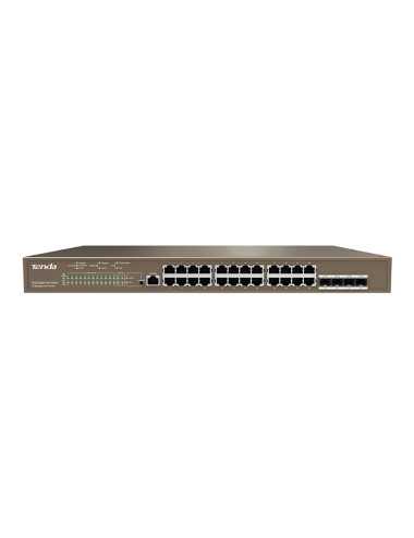 Switch 24 Puertos Tenda Teg5328p-24-410w L3 Poe