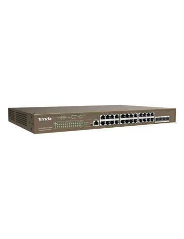 Switch 24 Puertos Tenda Teg5328p-24-410w L3 Poe